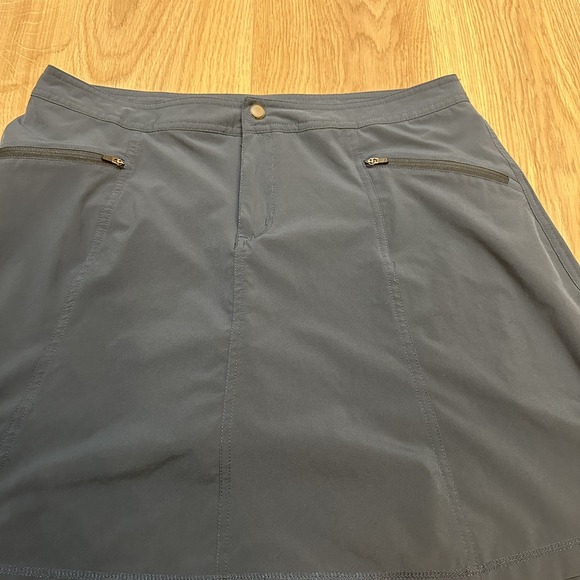 Title Nine Nimblene Swingtastic Skort Womens 12 Blue Athletic Stretch Activewear - Picture 7 of 11